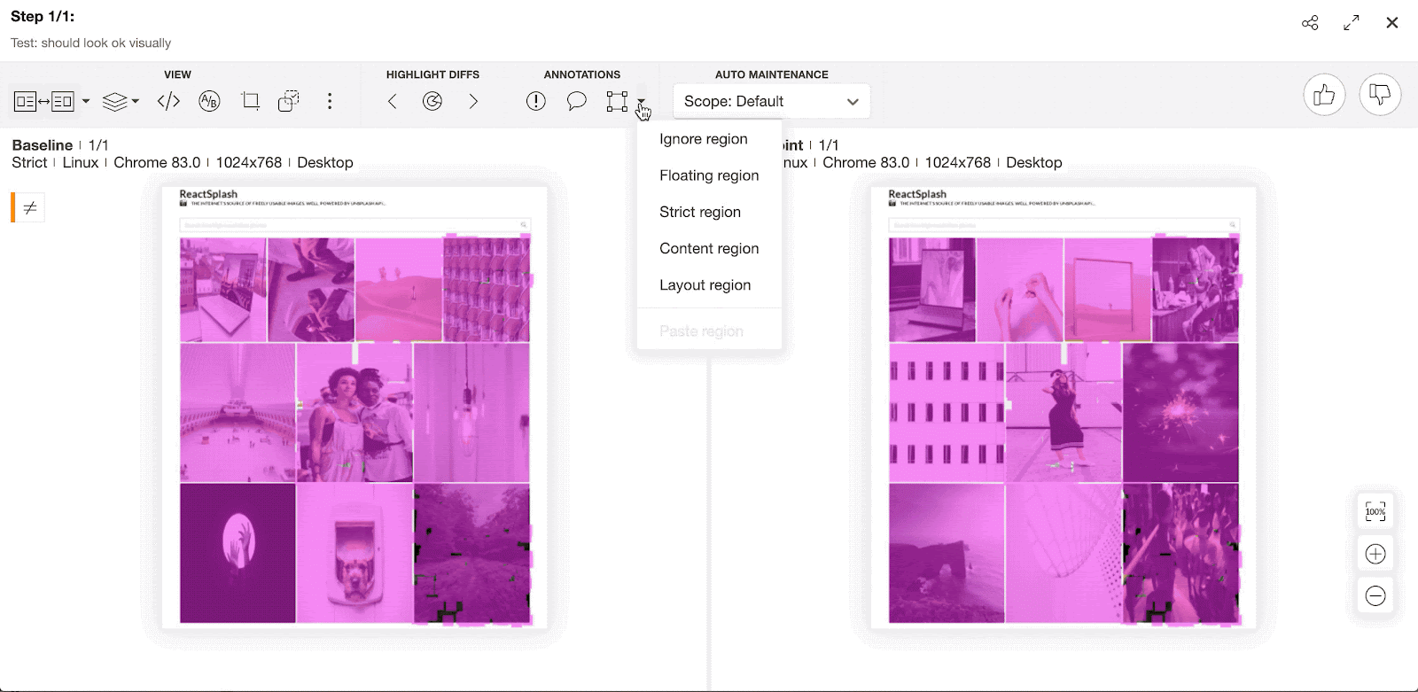 Test and approve screens across browsers and devices in parallel