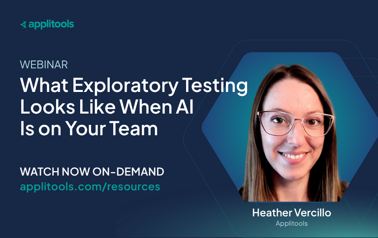 What Exploratory Testing Looks Like When AI Is on Your Team webinar